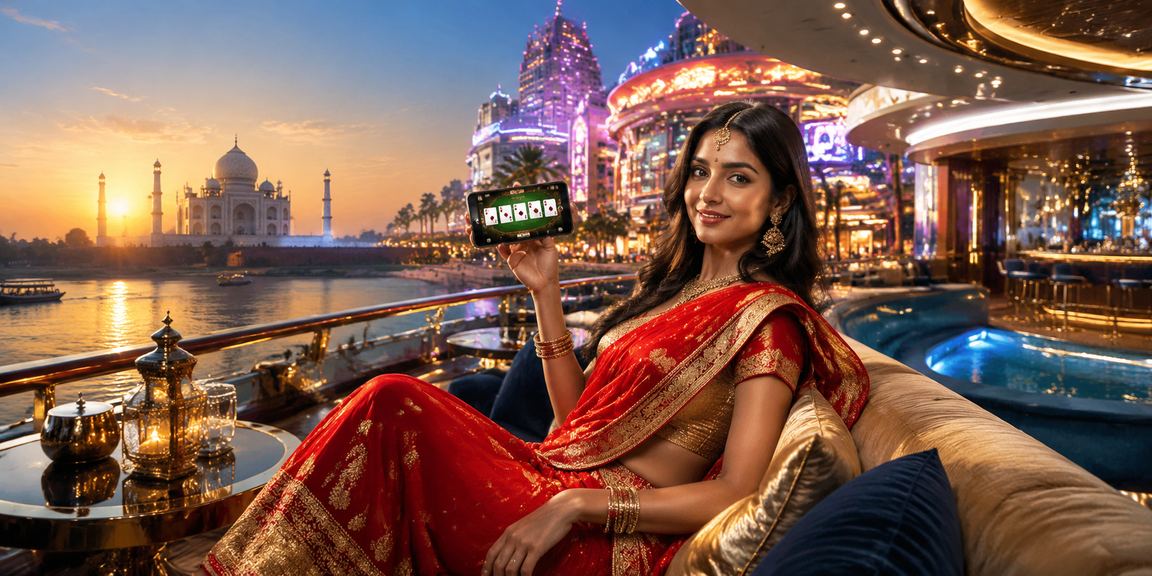 Dealer presenting cards in a live casino session of Andar Bahar
